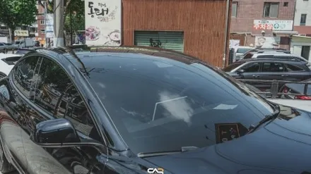 테슬라 모델3 글라스루프 열차단 셋업! 대구 솔라가드 볼텍스iR 썬팅 - 수성구 카인사이드