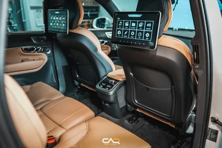볼보 XC90 글라스틴트 산타나 썬팅과 PPF, 신차패키지와 함께 사이드스텝, 2열 안드로이드 모니터까지 한번에 ! - 대구 카인사이드