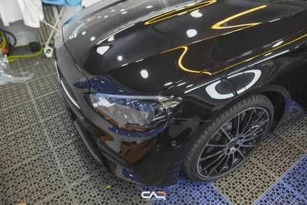 벤츠 E350 (W213) 글라스틴트 선셋 반사필름으로 스포티한 느낌주기 ! - 대구 카인사이드