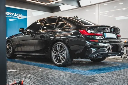 BMW M340i 대구 신차패키지를 찾으신다면 극강의 시인성, 하버캠프 세라믹본드 썬팅을 추천 !