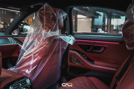 벤츠 S400d 솔라가드 보그 신차패키지와 PPF, 액티브 엠비언트까지 모든 작업을 한번에 ! - 대구 카인사이드