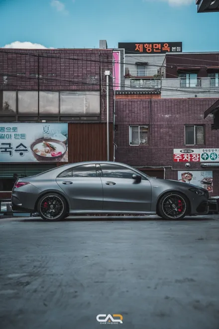 벤츠 CLA45S AMG PPF 프론트 패키지와 포인트 랩핑로 도장면 보호!  - 수성구 카인사이드