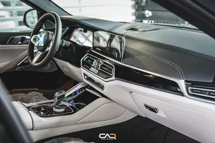 스포티한 BMW X6 40d 블락포디 스카이블루 썬팅 느낌 보기 ! - 대구 카인사이드