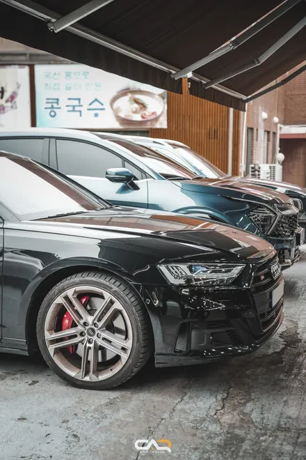 아우디 S8 뒷 범퍼 PPF 재시공 작업한 후기 ! - 대구 카인사이드