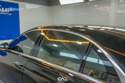 벤츠 S580 (W223) 솔라가드 프리미엄 보그 썬팅 재시공으로 여름 준비하기 ! - 대구 카인사이드