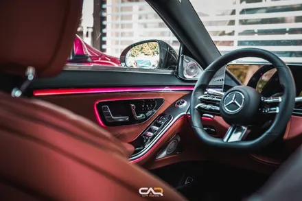 벤츠 S400d 솔라가드 보그 신차패키지와 PPF, 액티브 엠비언트까지 모든 작업을 한번에 ! - 대구 카인사이드