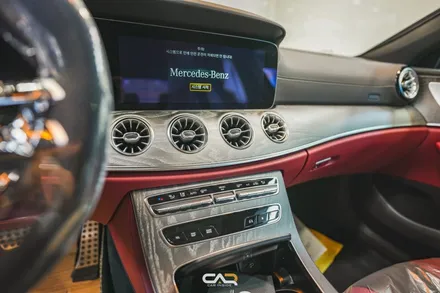벤츠 CLS 450 (X218) 글라스틴트 썬셋 반사 필름 썬팅 시공으로 스포티한 느낌 주기 ! - 대구 카인사이드
