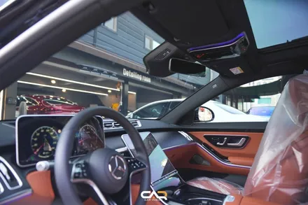 벤츠 S450 (W223) 하버캠프 로얄본드 신차썬팅으로 대형세단의 블랙포스 살리기 ! - 대구 카인사이드