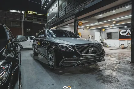 벤츠 W222 S 클래스 송풍구 엠비언트+부메스터 전동트위터 국룰튜닝 - 대구 카인사이드