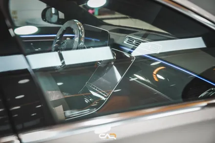 세련된 감각을 자랑하는 벤츠 S클래스 다이아몬드 화이트 S500 솔라가드 프리미엄 LX 시공한 후기 ! - 수성구 카인사이드