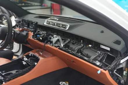 벤츠 S500 (W223) 4D 부메스터 전동트위터 및 액티브 엠비언트 라이트 시공으로 아름다운 실내 만들기 ! - 대구 카인사이드