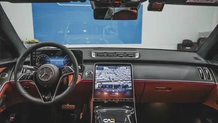 벤츠 W223 S클래스 4D부메스터 트위터 + 엑티브엠비언트 + 피아노트림 작업. 아직도 안 하셨어요?