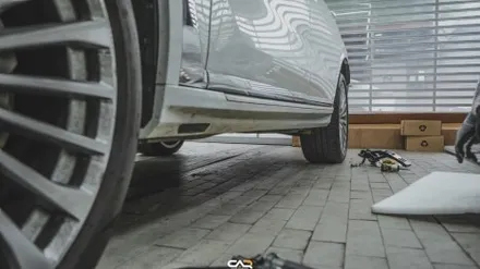 패밀리 SUV 승하차 편의성 높이기, 대구 BMW X7 전동사이드스텝 인스톨 - 수성구 카인사이드