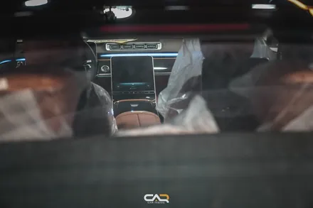 메르세데스 벤츠 S500 AMG라인 차량에 글라스틴트 선셋으로 특별함 더하기 ! - 수성구 신차패키지 카인사이드