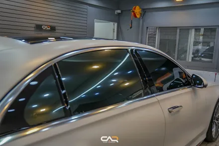 벤츠 S500 (W223) 글라스틴트 선셋 반사필름으로 스포티한 대형세단 만들기 ! - 대구 카인사이드