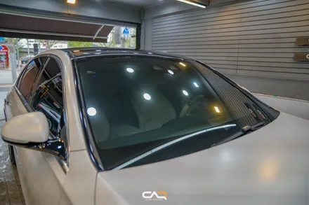 벤츠 S500 (W223) 글라스틴트 선셋 반사필름으로 스포티한 대형세단 만들기 ! - 대구 카인사이드