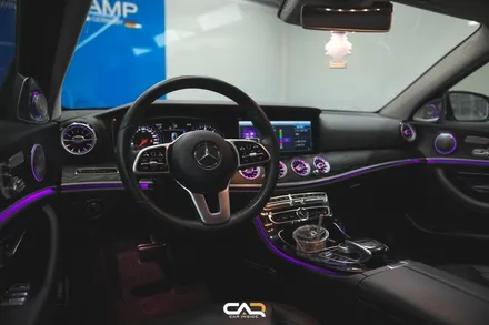 벤츠 E220d (W213) 4D 부메스터 및 엠비언트 송풍구로 실내 분위기 전환하기 ! - 대구 카인사이드