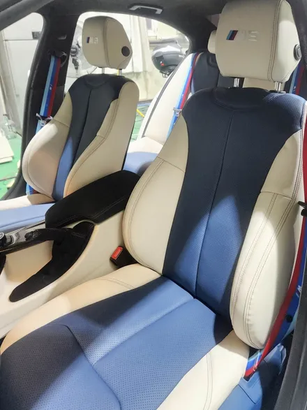 일산 고양 bmw3 가죽시트교체 실내튜닝 끝판왕 20대 감성으로 / 일산동구 성석동