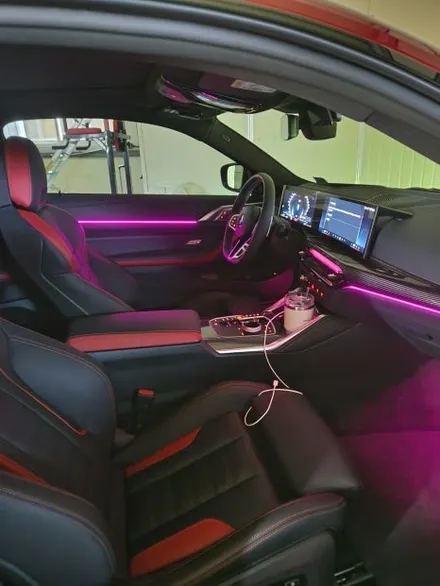 자동차LED조명 실내인테리어 BMW M4 엠비언트 식빵등 고양일산 튜닝샵 BK게러지 / 일산동구 성석동