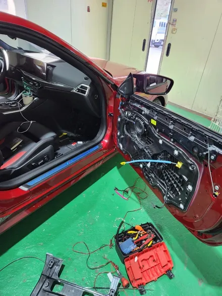 자동차LED조명 실내인테리어 BMW M4 엠비언트 식빵등 고양일산 튜닝샵 BK게러지 / 일산동구 성석동