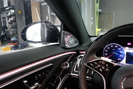 벤츠S클레스부메스터시공 #벤츠S클래스 #S450 #부메스터 #엠비언트 #전동트위터