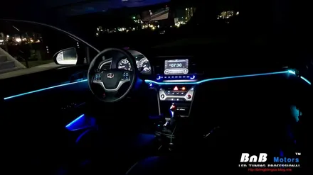 아반떼 AD 실내 RGB 엠비언트 무드 램프, 거제도 자동차 튜닝 [비앤비 모터스] / 거제 연초면