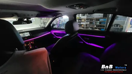 BMW 520d 실내 인테리어 업그레이드! 스마트 엠비언트 튜닝! / 거제 연초면