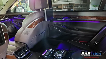 제네시스 EQ900 G90 있는 듯 없는 듯 순정 엠비언트를 10배 밝게 튜닝해보자! 순정 엠비언트 광량업으로 확실한 존재감 뿜뿜! 거제 창원 부산 김해 진주 울산 비앤비모터스 / 거제 연초면