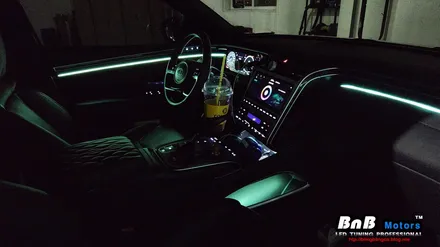 투싼 NX4 순정연동 DMX 매립형 엠비언트! 아쉬웠던 순정 엠비언트를 업그레이드! 감성적인 실내 인테리어를 완성하는 필수 튜닝 아이템! 거제 부산 창원 비앤비모터스! / 거제 연초면