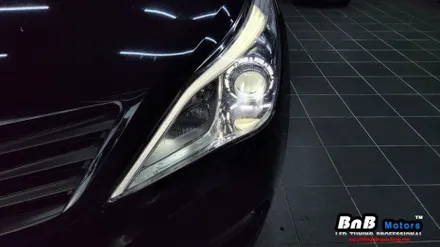 그랜저HG 헤드라이트 아이라인 LED 점등 불량 수리! 노후된 LED를 교체하여 새것처럼 수리 가능합니다! 거제 부산 창원 비앤비모터스!