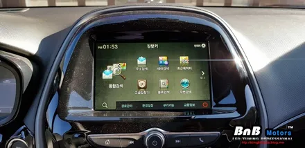 거제 더 넥스트 스파크 파인드라이브 BF600G 셋탑 인터페이스 내비게이션 매립. / 거제 연초면
