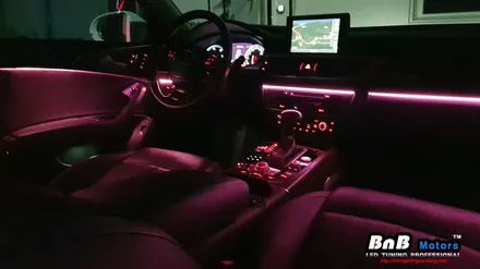 아우디 A6 A7 엠비언트의 업그레이드 버젼! 스마트 RGB 앰비언트 라이트 + RGB 풋램프 튜닝! / 거제 연초면