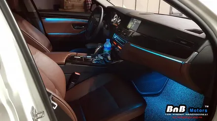 BMW 520d F10 5시리즈 스마트 히든 엠비언트! 순정 퀄리티의 엠비언트 라이트 튜닝! 부산 창원 거제 비앤비모터스 / 거제 연초면