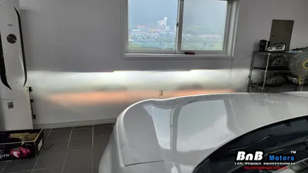 뉴쏘렌토R 헤드라이트 수입반사판 교체 시공! 어두운 라이트를 밝고 선명하게! 선명한 시인성으로 맘 편히 야간운전하세요! 거제 부산 창원 비앤비모터스! / 거제 연초면