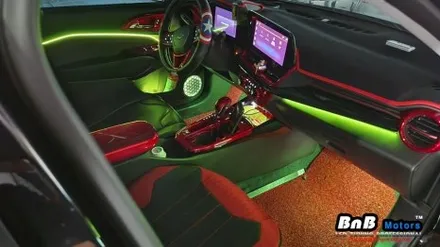 트렉스 크로스오버 실내 엠비언트 라이트 튜닝! 칙칙했던 실내를 밝고 화사하게 업그레이드! 거제 부산 창원 비앤비모터스! / 거제 연초면
