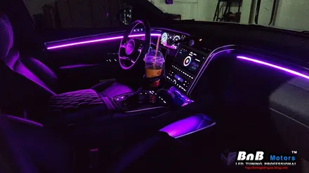투싼 NX4 순정연동 DMX 매립형 엠비언트! 아쉬웠던 순정 엠비언트를 업그레이드! 감성적인 실내 인테리어를 완성하는 필수 튜닝 아이템! 거제 부산 창원 비앤비모터스! / 거제 연초면