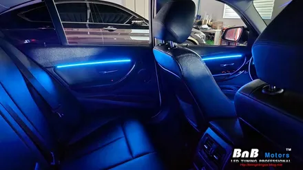 BMW 320d 매립형 DMX 엠비언트 라이트 튜닝! 실내 분위기를 바꿔주는 최고의 튜닝 아이템! 야간 드라이빙이 즐거워집니다! 거제 부산 창원 비앤비모터스! / 거제 연초면