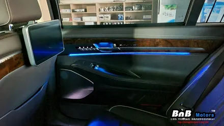 제네시스 EQ900 G90 있는 듯 없는 듯 순정 엠비언트를 10배 밝게 튜닝해보자! 순정 엠비언트 광량업으로 확실한 존재감 뿜뿜! 거제 창원 부산 김해 진주 울산 비앤비모터스 / 거제 연초면