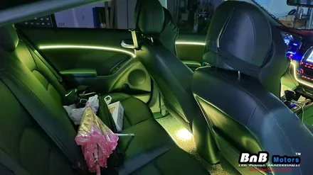 더뉴 K3 실내 엠비언트 무드등 튜닝으로 센스있는 실내 인테리어 완성! 3세대 스마트 엠비언트로 한층 업그레이드된 감성튜닝! 거제 진주 엠비언트 / 거제 연초면