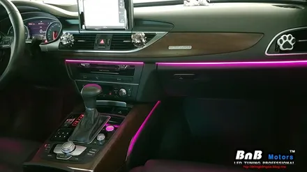 아우디 A6 A7 엠비언트의 업그레이드 버젼! 스마트 RGB 앰비언트 라이트 + RGB 풋램프 튜닝! / 거제 연초면