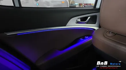 제네시스 G70 실내 비노출 엠비언트 무드등 튜닝! 디테일까지 완벽한 최상급 퀄리티의 엠비언트를 경험해보세요! 거제 창원 부산 김해 엠비언트 튜닝 / 거제 연초면