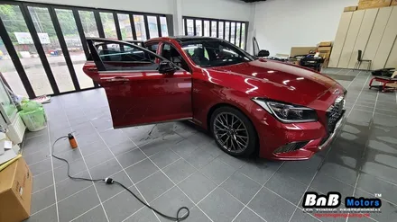 제네시스 G80 스포츠 실내 인테리어를 고급스럽게~!! 매립형 엠비언트로 업그레이드하세요!! 경남 거제 창원 부산 엠비언트튜닝 비앤비모터스 / 거제 연초면