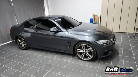 BMW 428i 컨버터블 실내 비노출 간접조명 엠비언트라이트 튜닝! 순정 느낌 그대로 눈부심없는 간접조명 무드램프 튜닝! 거제 부산 창원 비앤비모터스! / 거제 연초면