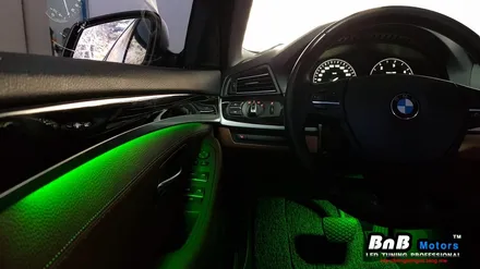 BMW 520d F10 5시리즈 스마트 히든 엠비언트! 순정 퀄리티의 엠비언트 라이트 튜닝! 부산 창원 거제 비앤비모터스 / 거제 연초면