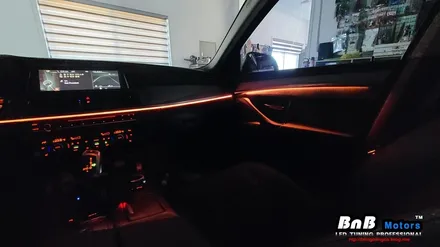 BMW 520d 실내 인테리어 업그레이드! 스마트 엠비언트 튜닝! / 거제 연초면