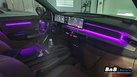 기아 EV9 에어 엠비언트가 없다면?? 순정연동 엠비언트 튜닝으로 순정옵션 그대로 업그레이드! 거제 부산 창원 비앤비모터스! / 거제 연초면