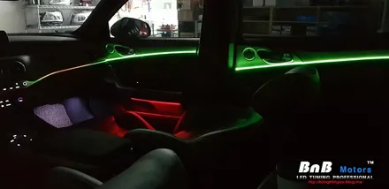 스팅어 3세대 면발광 광섬유 스마트 앰비언트/스마트폰 연동 RGB 풀 컬러 실내 무드 램프[비앤비 모터스] / 거제 연초면