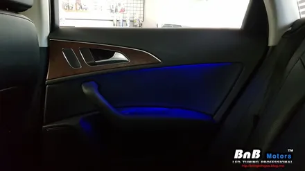 아우디 A6 A7 스마트 RGB 엠비언트 라이트 업그레이드! 더욱 밝고 선명한 실내 조명 무드램프 튜닝! / 거제 연초면