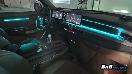 기아 EV9 에어 엠비언트가 없다면?? 순정연동 엠비언트 튜닝으로 순정옵션 그대로 업그레이드! 거제 부산 창원 비앤비모터스! / 거제 연초면