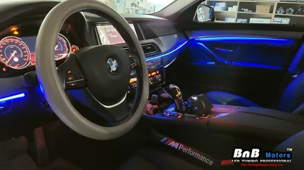 BMW 520d 실내 인테리어 업그레이드! 스마트 엠비언트 튜닝! / 거제 연초면